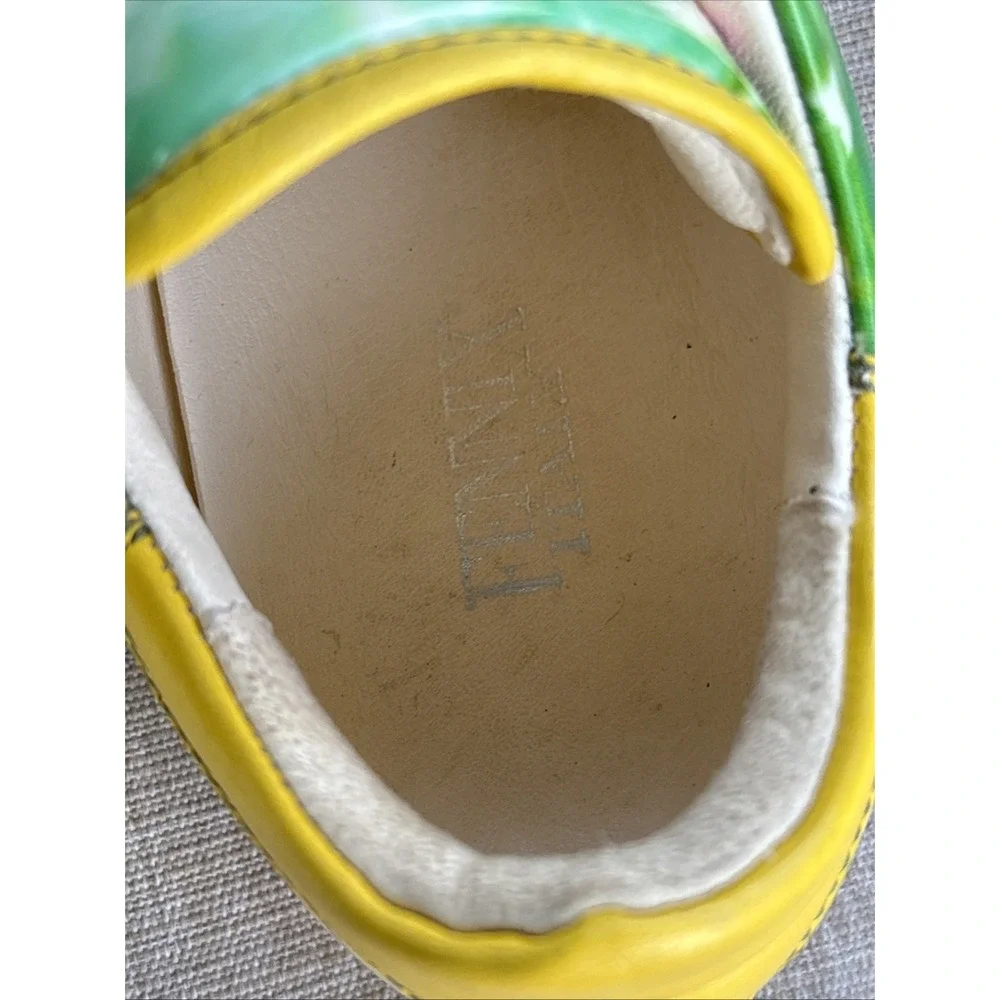 Fennix Green Crocodile Alligator Exotic Leather Italy Size 10 Luxury Designer